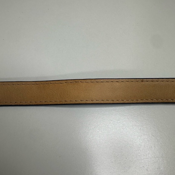 Coach Blue Wraparound Leather Bracelet with a Silver Plated Turnlock - Picture 10 of 13